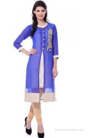 Illahi Casual, Festive, Party, Wedding Embellished Women's Kurti